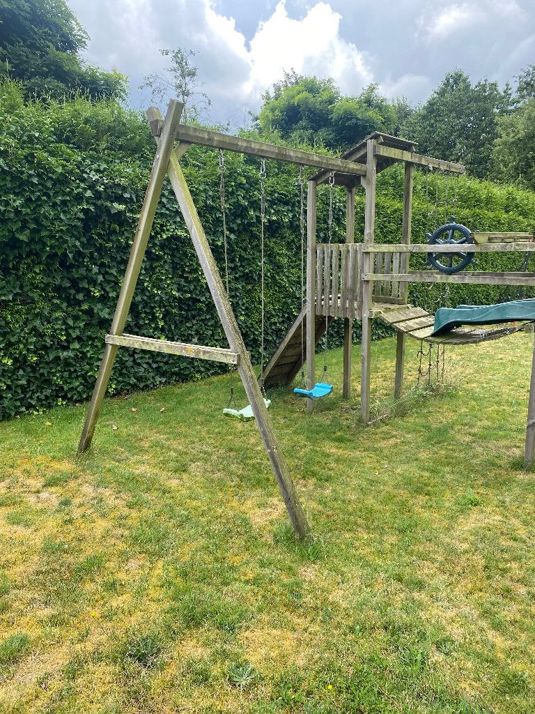 Speeltuigen, Kinderen en Baby's, Speelgoed | Buiten | Speeltoestellen, Ophalen, Gebruikt, Schommel