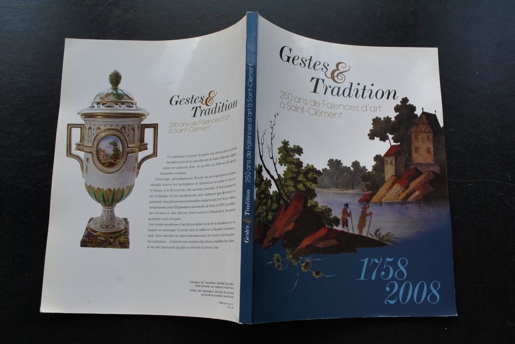 Gestes & Tradition 250 ans de Faïences d'art Saint-Clément, Antiquités & Art, Enlèvement ou Envoi