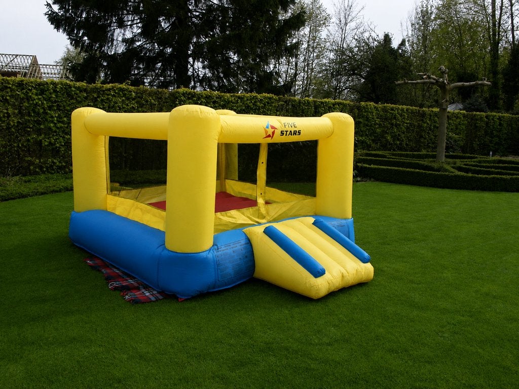 Mini springkasteel, Ophalen, Gebruikt