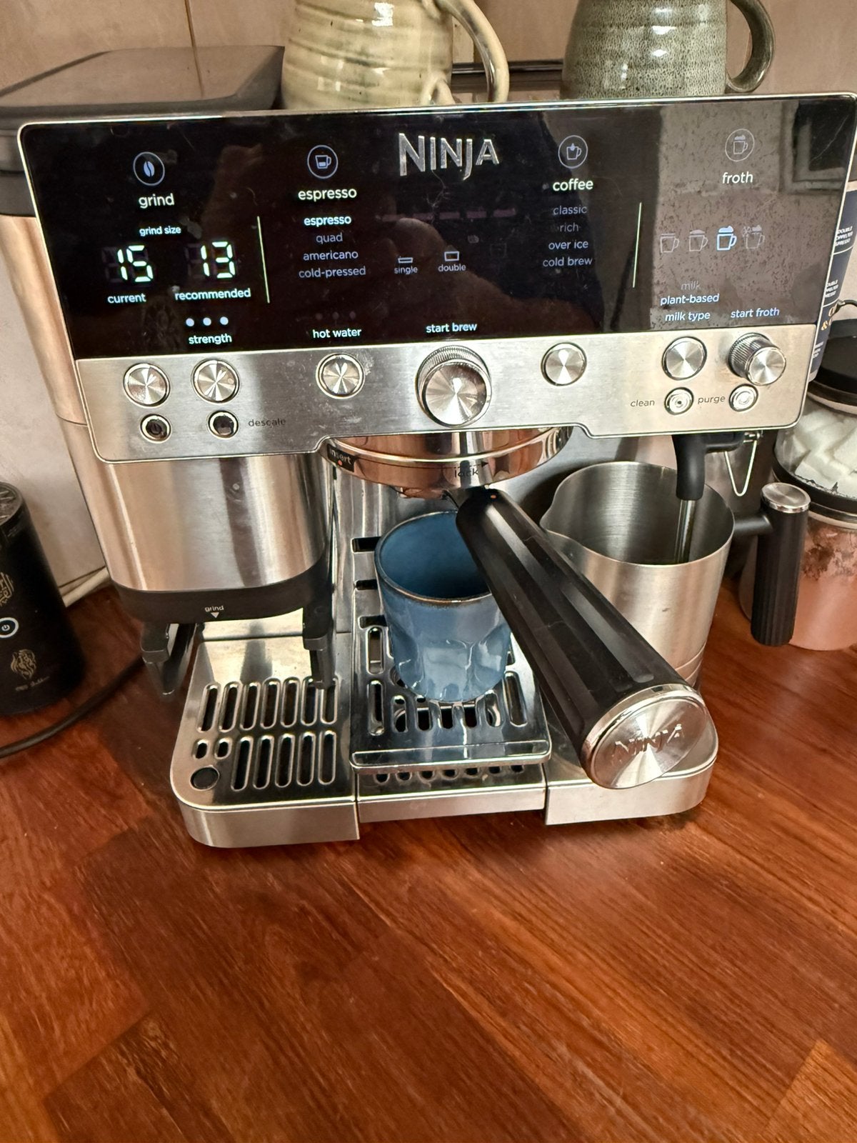 Ninja espresso / Koffiemachine es601eu in perfecte staat, Electroménager, Enlèvement, Comme neuf, Cafetière
