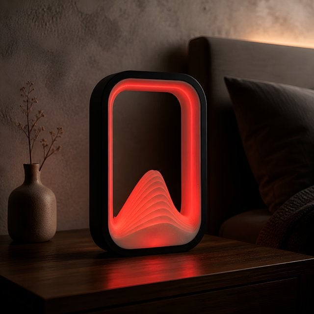 AuraWave LED Mood Lamp, Huis en Inrichting, Lampen | Tafellampen, Kunststof, Verzenden, Meerkleurig, Nieuw