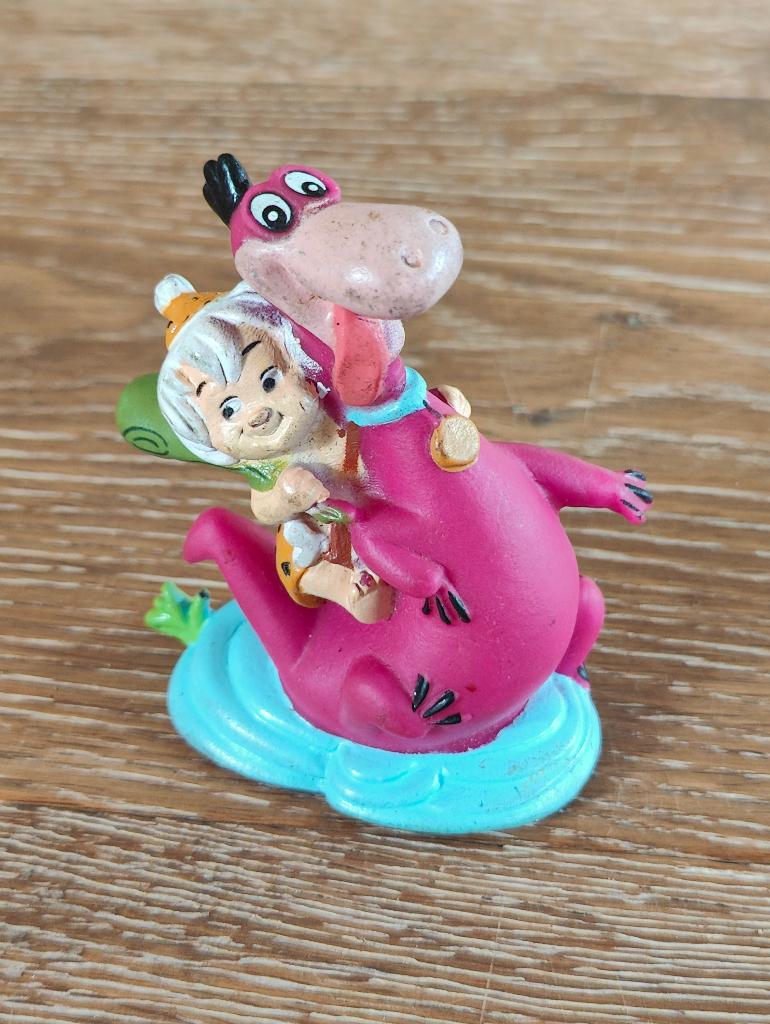 Vintage figuur Bamm-Bamm Rubble Dino The Flintstones1993., Verzamelen, Ophalen of Verzenden, Gebruikt