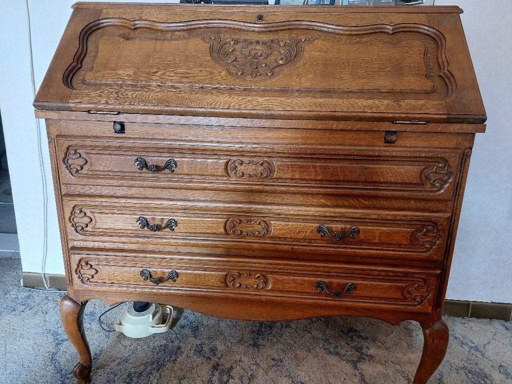 Schrijftafel antiek, Ophalen