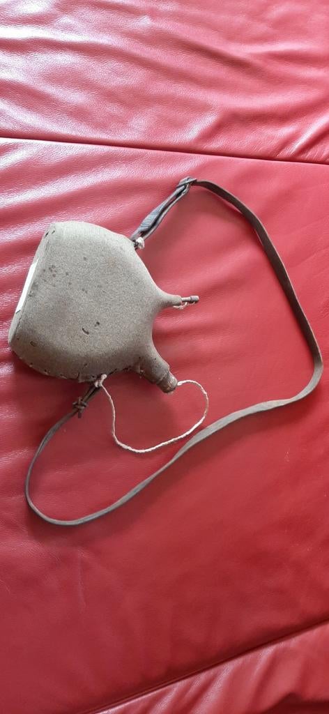 Housse à moutarde Ww1 Gourde de 2 litres et gobelet, Enlèvement ou Envoi