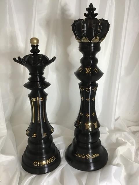 Ydderf - Pions échecs xxl Louis Vuitton Chanel, Enlèvement ou Envoi