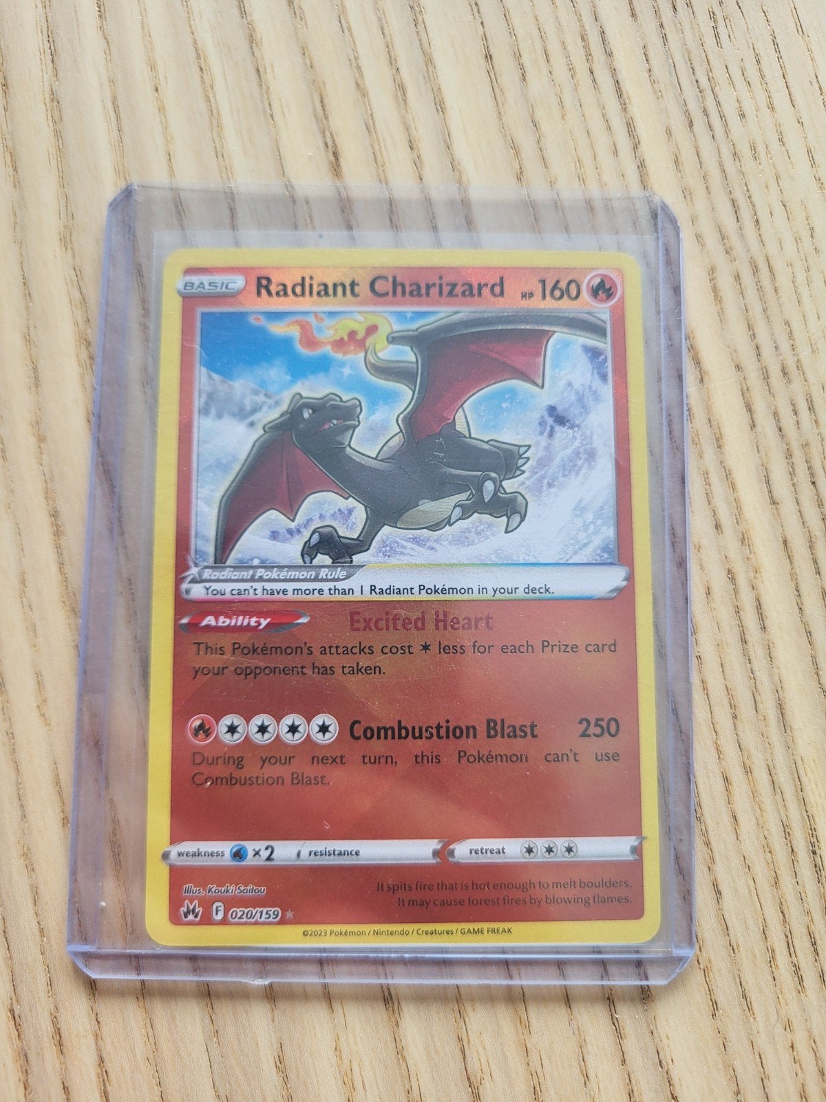 Charizard Radiant kan  thuisbezorgd worden, Ophalen of Verzenden, Nieuw, Losse kaart, Foil