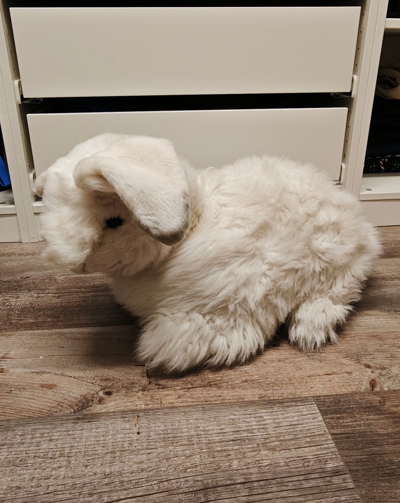 Grande peluche lapin, Kinderen en Baby's, Gebruikt, Konijn, Ophalen of Verzenden, Middelgroot (20 tot 80 cm)