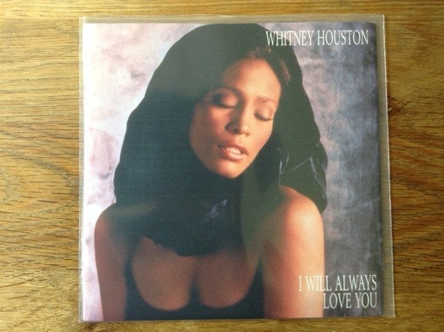 single whitney houston, 7 inch, Ophalen of Verzenden, Pop, Beschermende buitenhoes