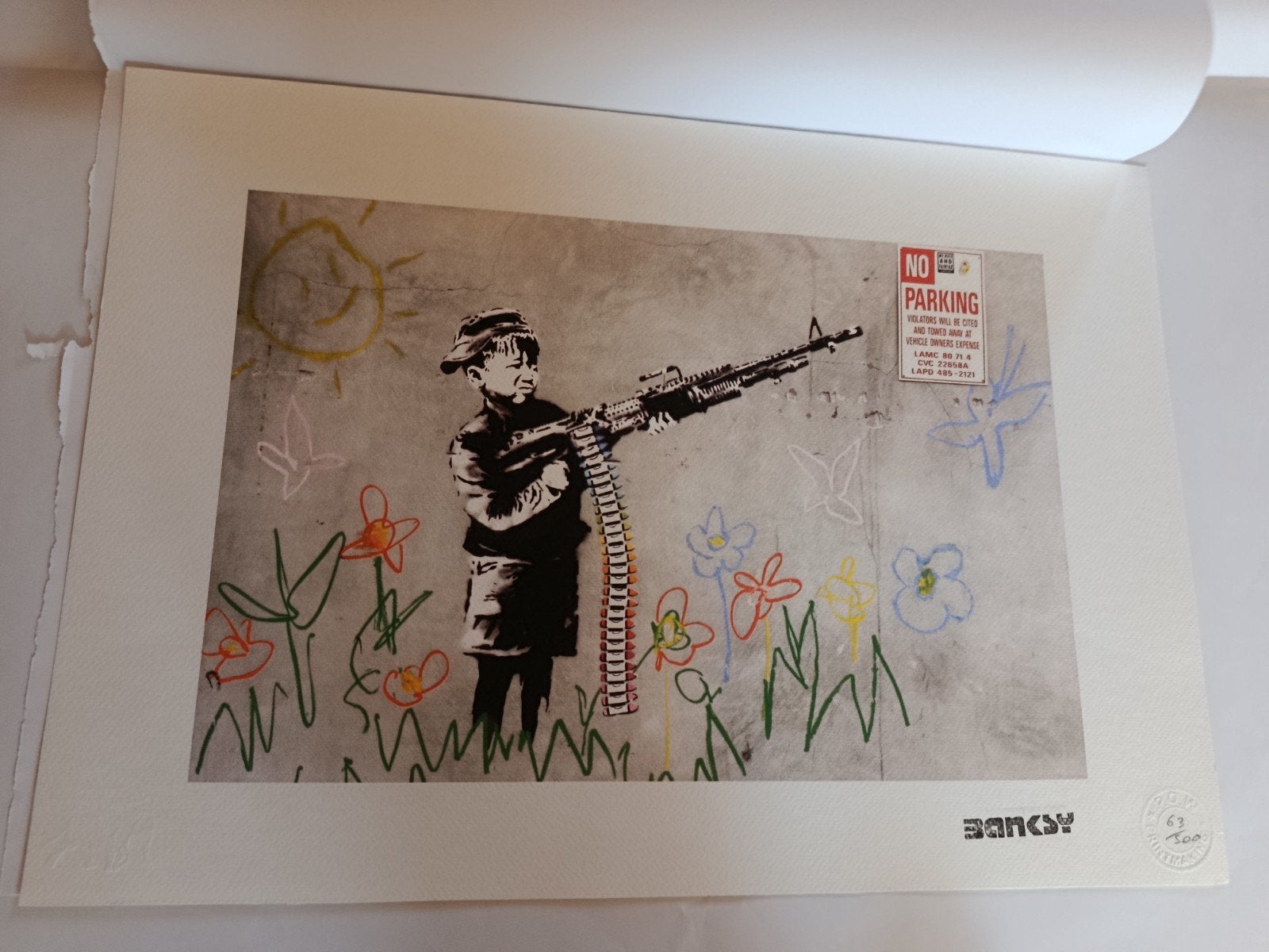 Lithographie imprimée Banksy, Enlèvement ou Envoi