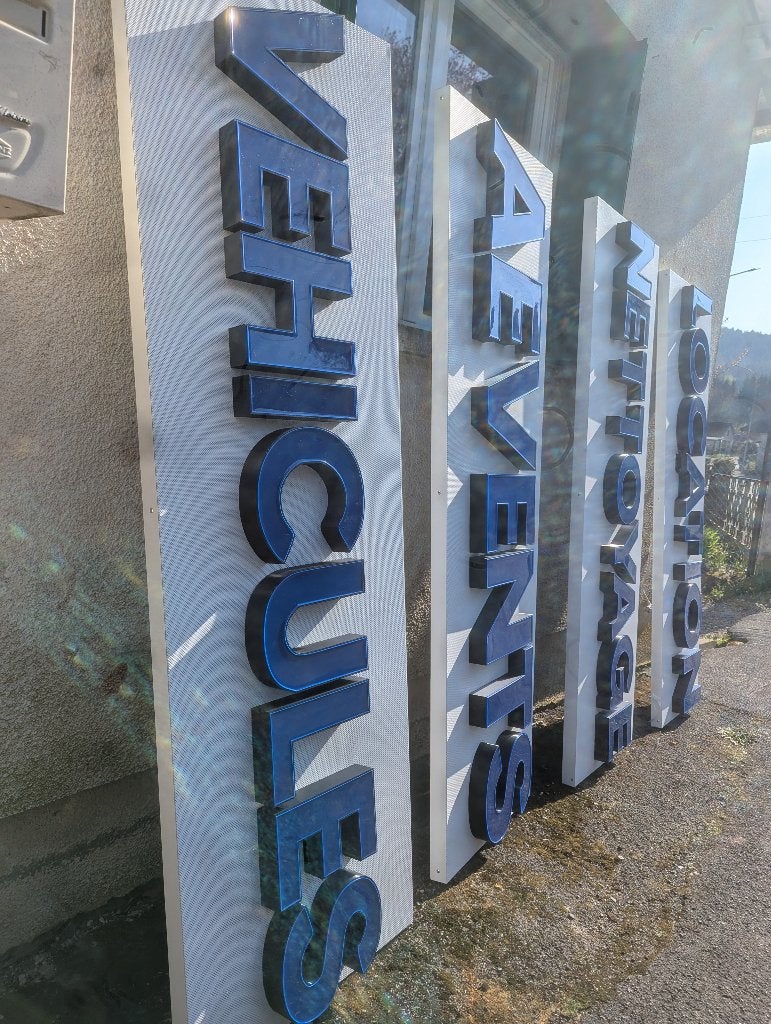 Enseigne lumineuse de garage, Enlèvement, Comme neuf, Panneau publicitaire