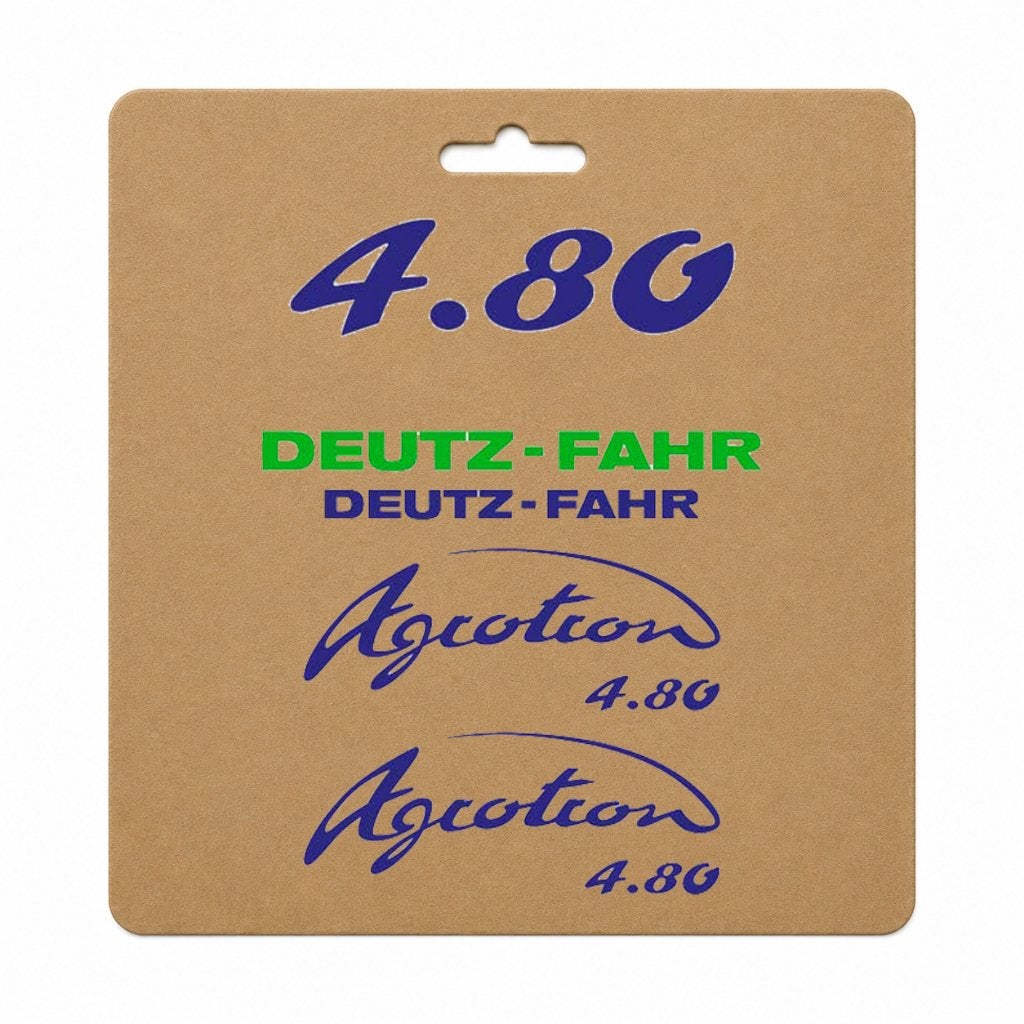 Autocollants de rechange Deutz Agrotron 4.80 - 4.85, Envoi