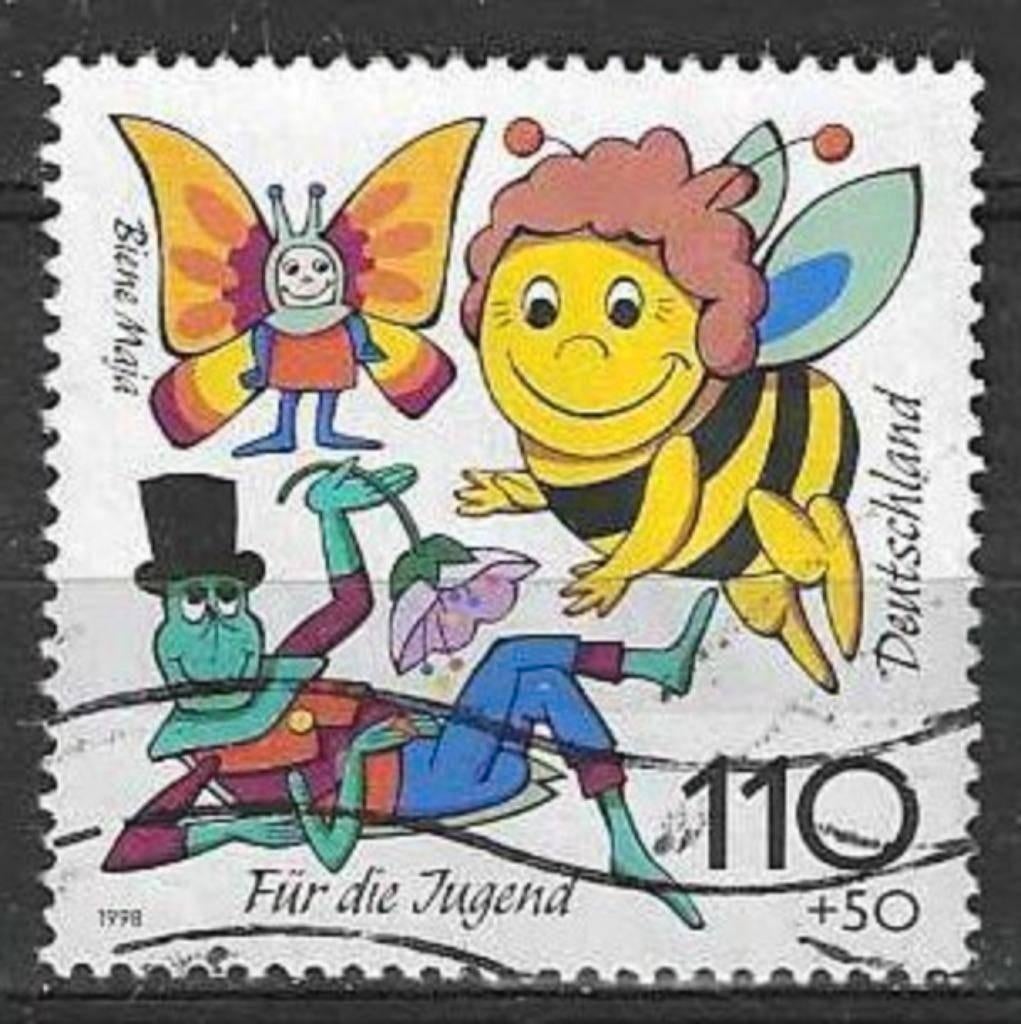 Allemagne 1998 - Yvert 1824 - Maya l'abeille (ST), Envoi, Affranchi