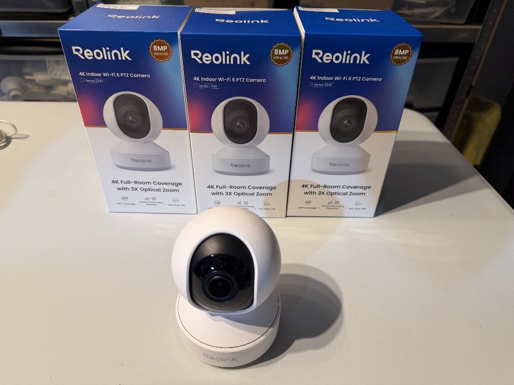 4x Reolink E340 camera, Audio, Tv en Foto, Ophalen, Zo goed als nieuw, Binnencamera