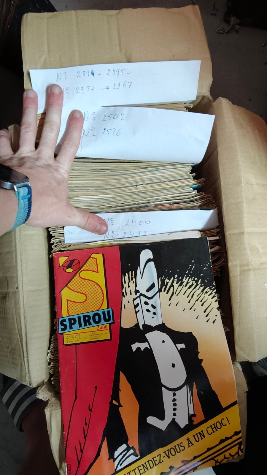 Lot de BD Spirou vintage( lot 3), Enlèvement