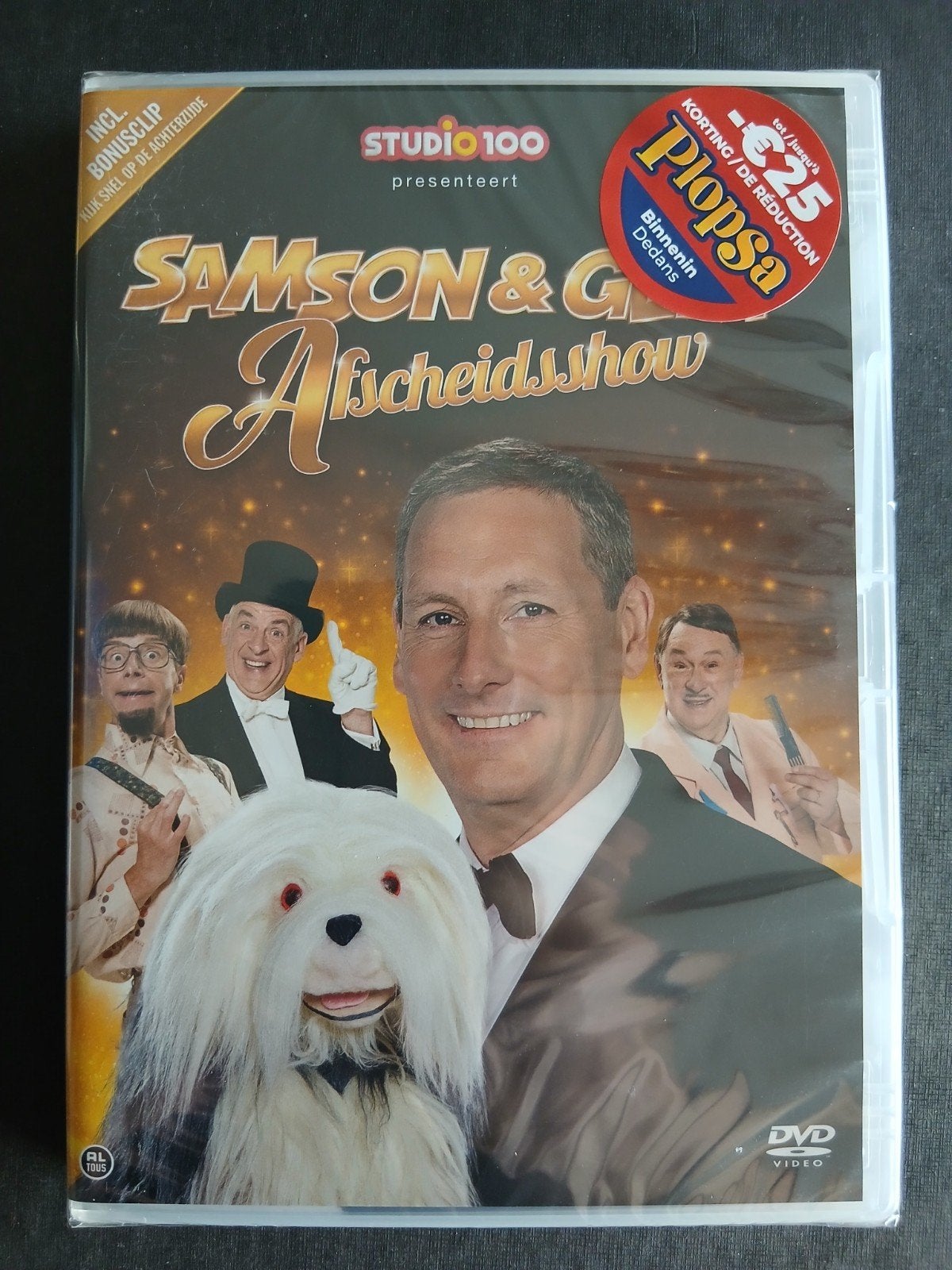 Samson en Gert afscheidsshow, CD & DVD, Spectacle, Tous les âges, Néerlandais, Envoi