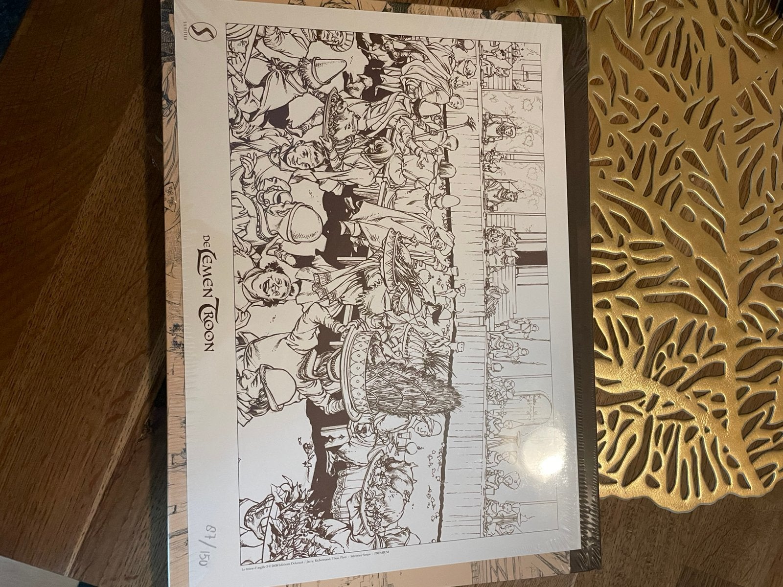 De lemen troon collectors editie, Eén stripboek, Ophalen of Verzenden, Zo goed als nieuw