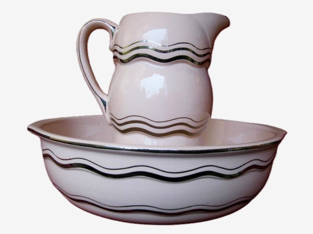 Compleet Art Deco lampetset Keramis Boch 1920-1940., Ophalen