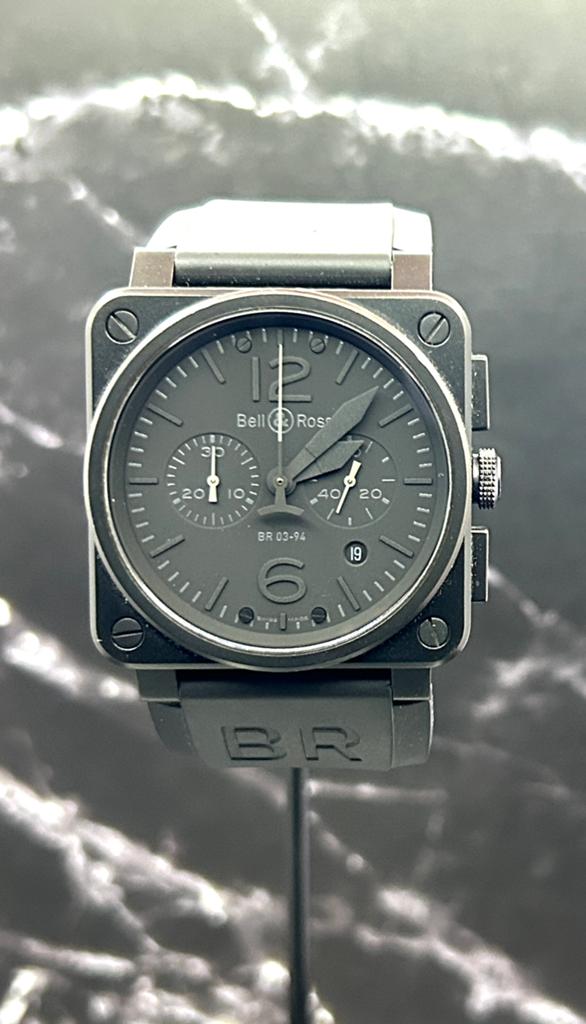 Bell&Ross BR03/94 Full set, Ophalen, Zo goed als nieuw