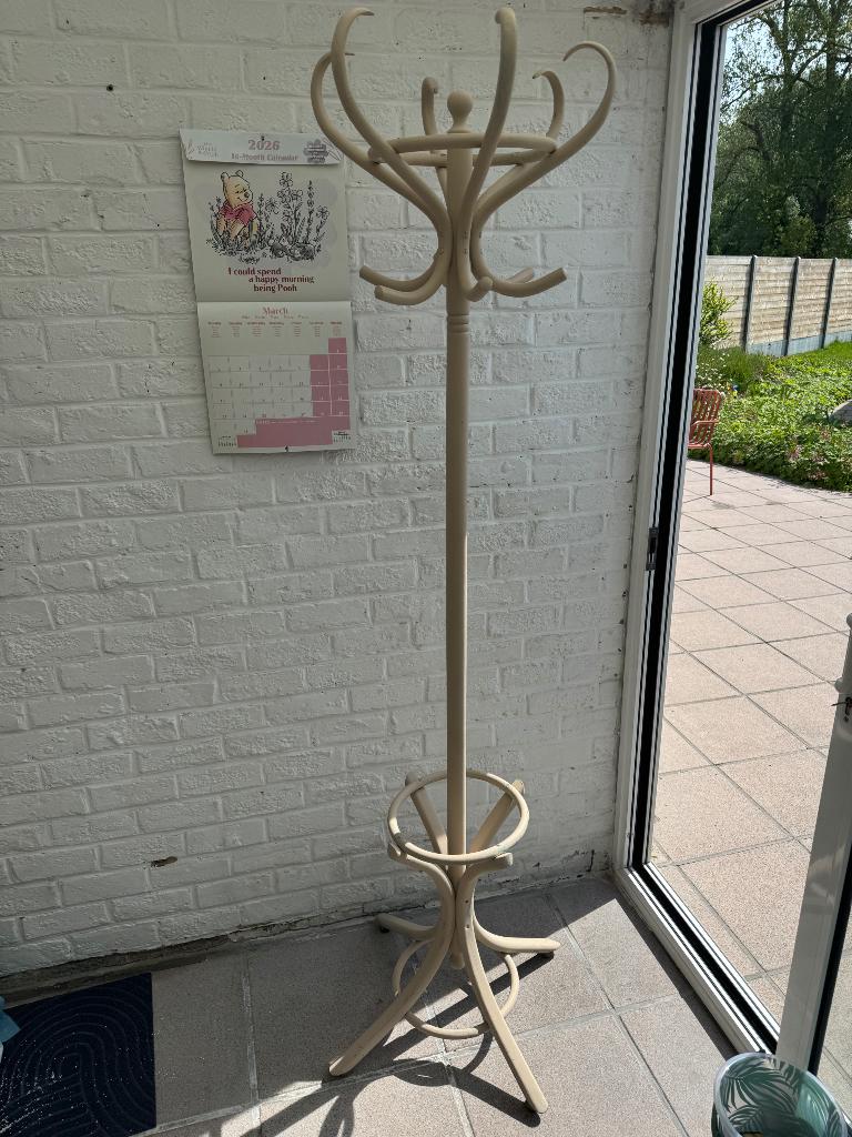 Porte-manteau en bois, Utilisé, Bois, Portemanteau sur pied, 150 à 200 cm