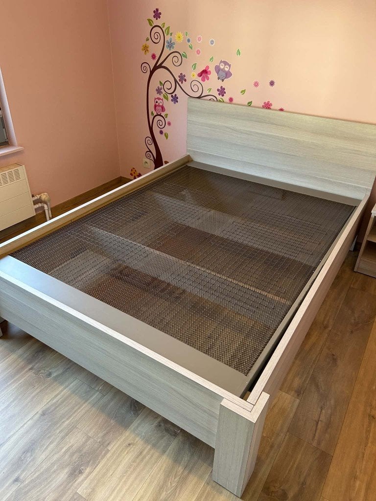 Bed, Enlèvement, Utilisé, Queen size, Bois