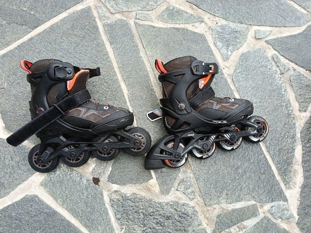 Skates voor kids OXELO fit 3 29-32 - verstelbaar in 4 maten, Sports & Fitness, Patins à roulettes alignées, Autres marques, Rollers 4 roues en ligne