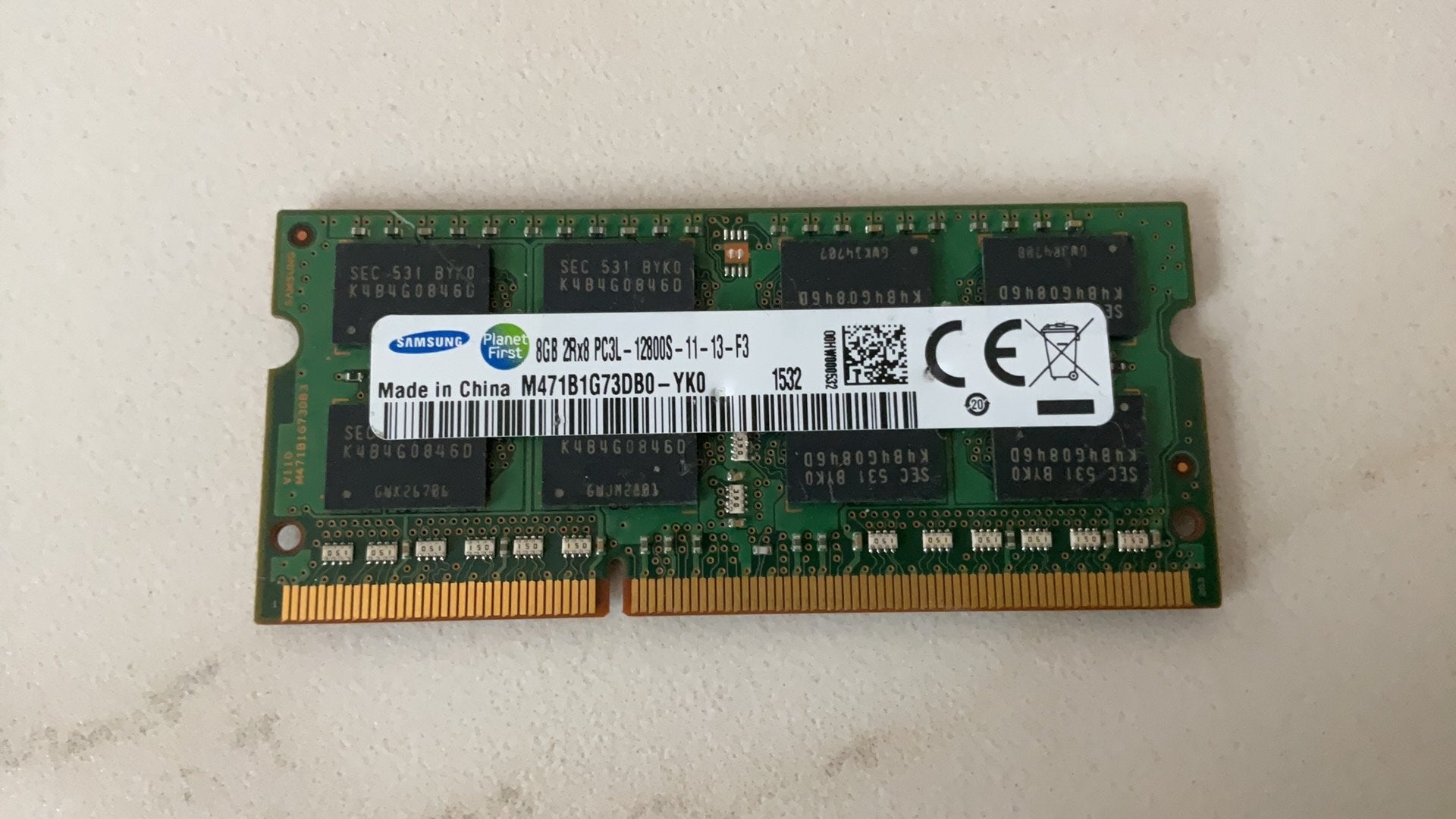 8 GB DDR3 voor laptop, Computers en Software, RAM geheugen, 8 GB, DDR3, Ophalen of Verzenden, Zo goed als nieuw