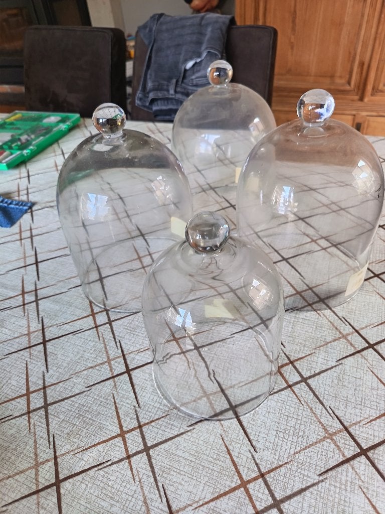 Stolpen in glas, Glas, Ophalen of Verzenden, Zo goed als nieuw