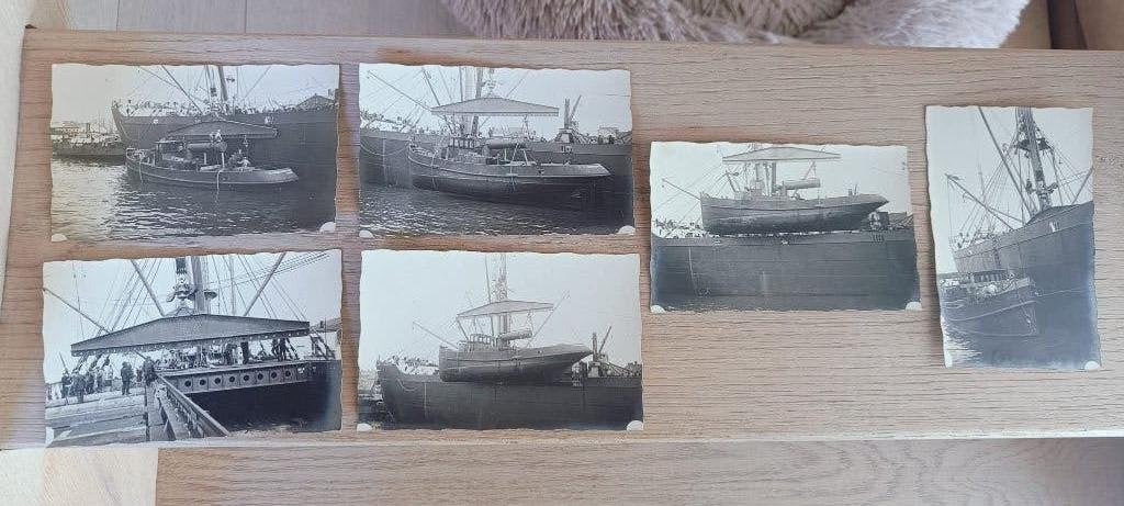 Serie originele, historische Maritieme zwart-wit foto's, Gebruikt, Foto, Ophalen of Verzenden, 1940 tot 1960