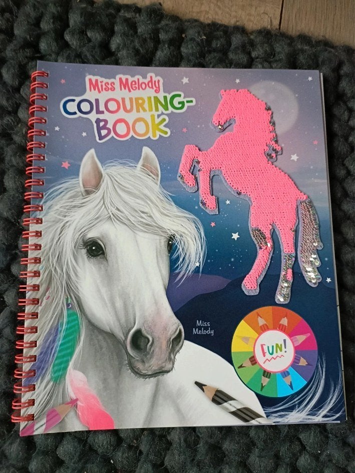 Miss Melody kleurboek met stiften - nieuw, Enlèvement, Neuf, Papier, Carnet de croquis ou à dessin