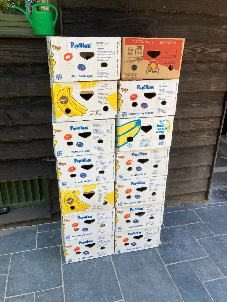 GRATIS 14 bananendozen, Ophalen, Nieuw, Doos