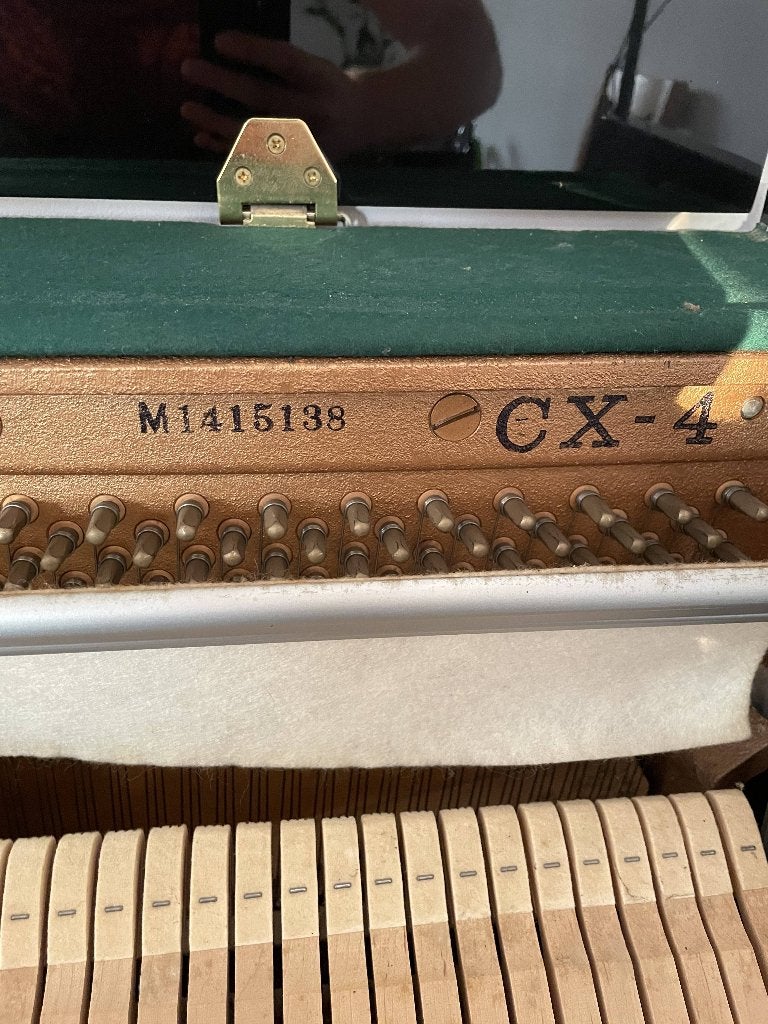 Piano droit Kawai CX-4, Brillant, Enlèvement, Utilisé, Piano