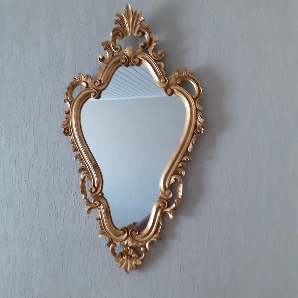 Beau miroir avec cadre doré., Enlèvement, Autres formes