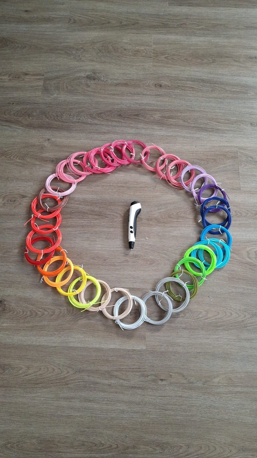 3D pen met 36 flilamenten, Ophalen, Zo goed als nieuw