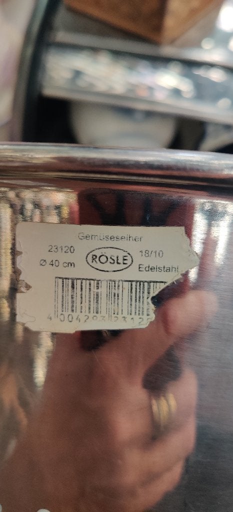 Passoire inox, Maison & Meubles, Cuisine | Casseroles & Poêles, Inox, Comme neuf, Enlèvement, Autres types
