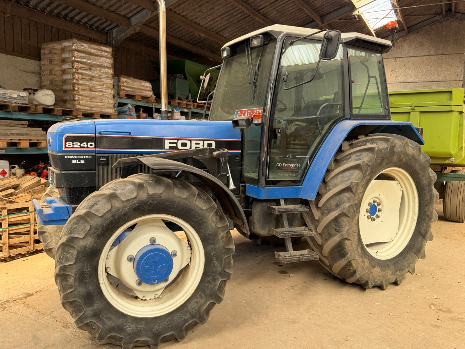 Ford 8240, Enlèvement, Ford
