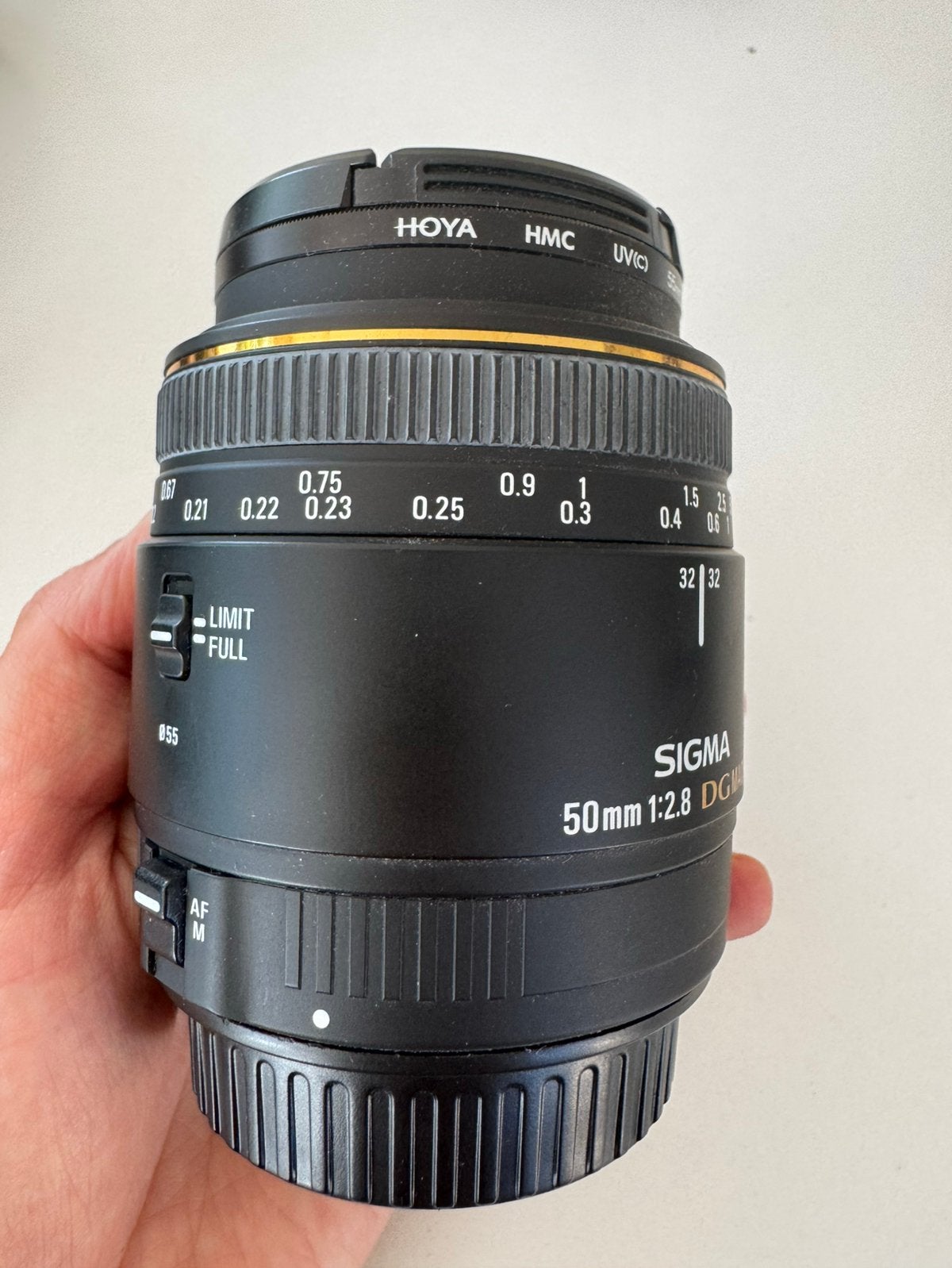 Sigma 50mm f/2.8 EX DG Macro Canon EF – 1:1 Macro, Ophalen, Canon, Autofocus, Zo goed als nieuw