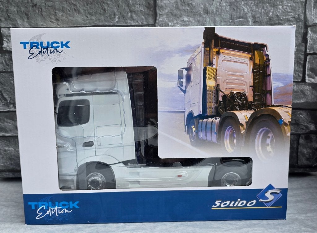 Mercedes Actros L White 1/24ème solido, Hobby en Vrije tijd, Modelauto's | 1:24, Nieuw, Ophalen of Verzenden, Bus of Vrachtwagen