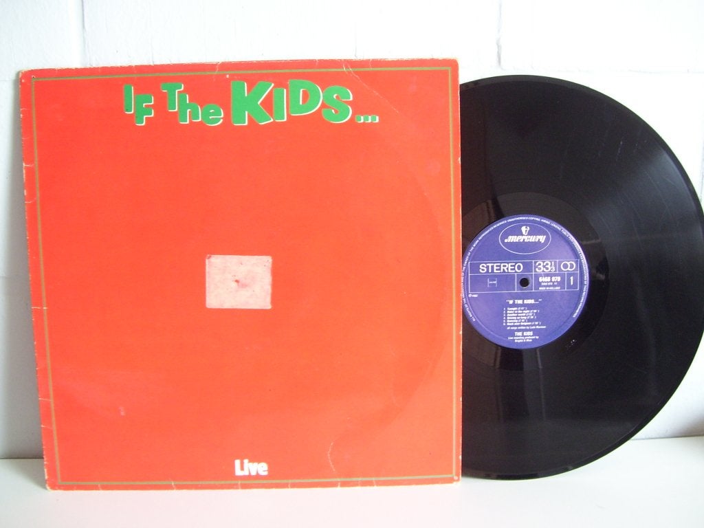 THE KIDS  if the kids ... live, Pressage original, Punk rock, Enlèvement ou Envoi, Utilisé