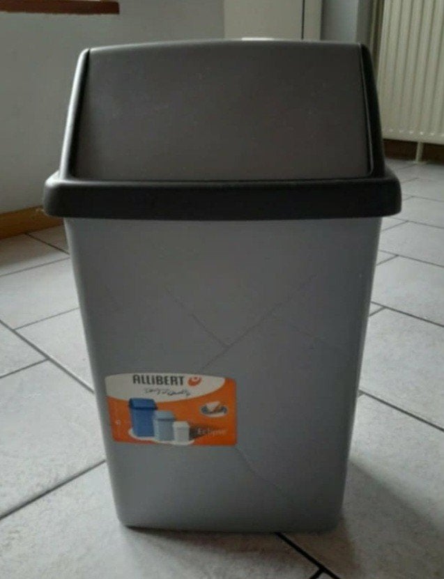 Poubelle Allibert 10l, Moins de 10 litres, Enlèvement, Comme neuf, Synthétique