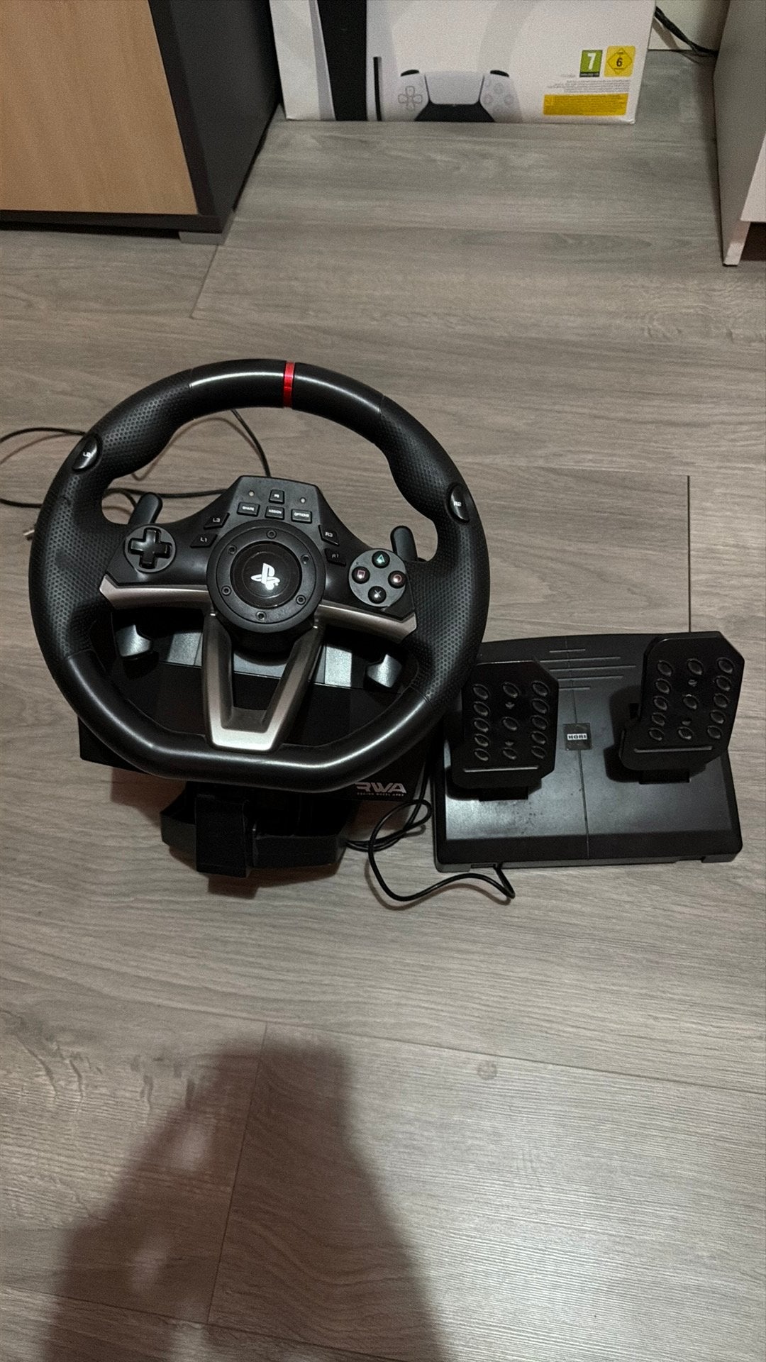 Playstation / Pc Stuur + Pedalen, Games en Spelcomputers, Ophalen, Zo goed als nieuw