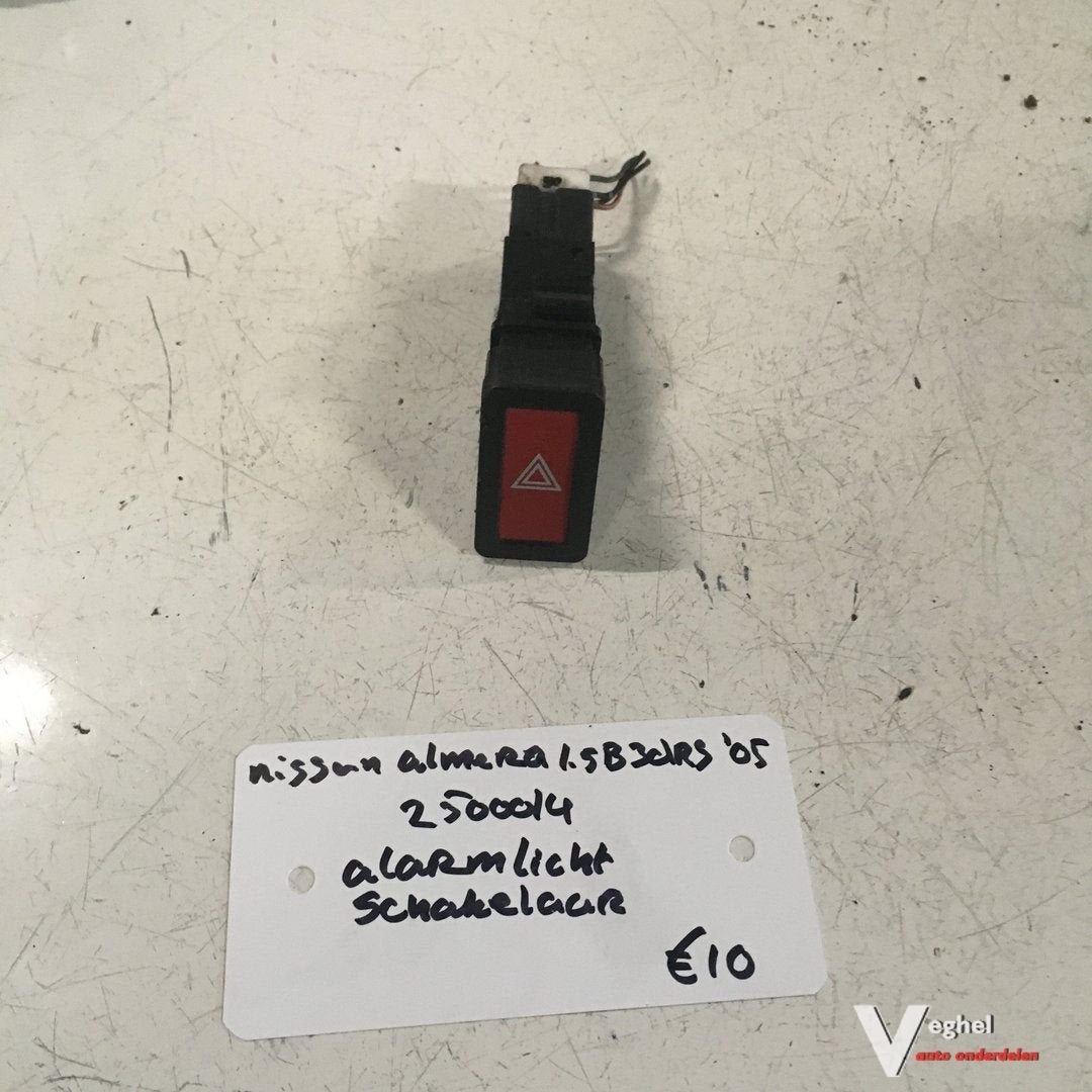 Nissan Almera 1.5 B 3drs 2005 2500014 Alarmlichtschakelaar, Gebruikt, -, -, Ophalen of Verzenden