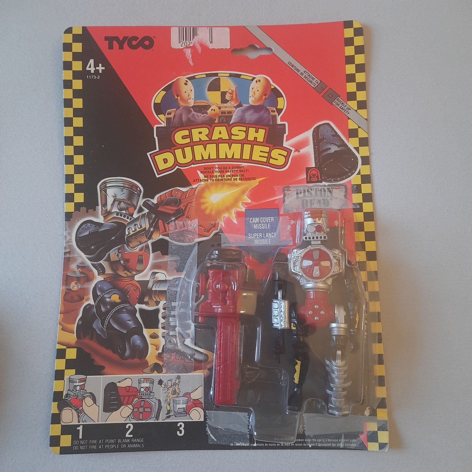 CRASH DUMMIES *VINTAGE*TYCO* TÊTE DE PISTON *NEUF* MENTHE *, Enlèvement, Neuf, TV, Figurine ou Poupée