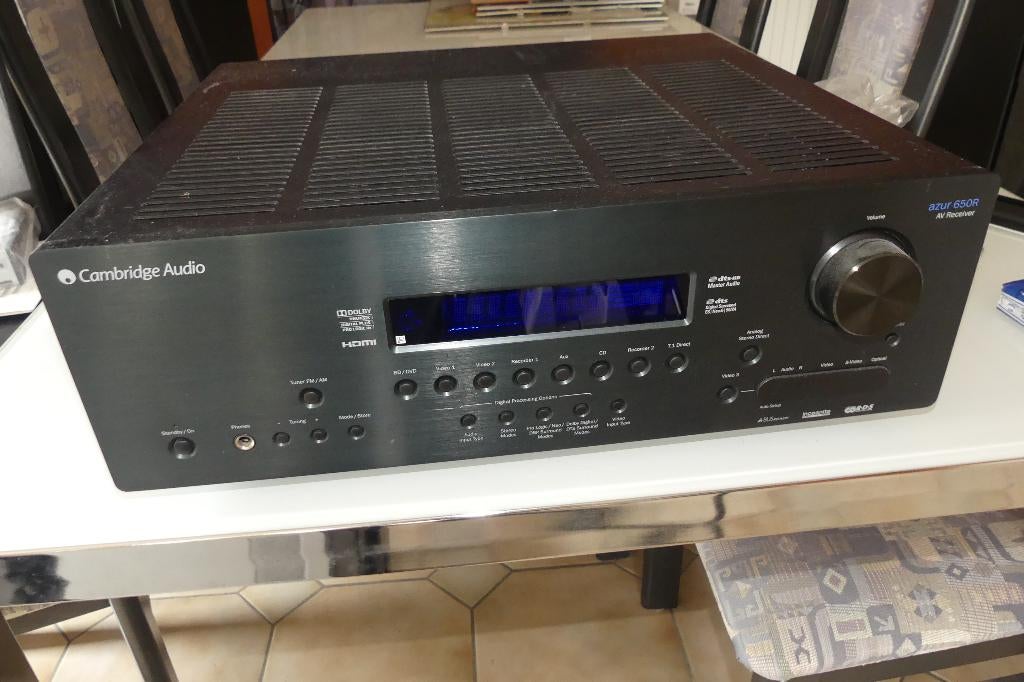 Surround versterker Cambridge audio Azur 650 R, Audio, Tv en Foto, Versterkers en Ontvangers, Gebruikt, 60 tot 120 watt, Ophalen