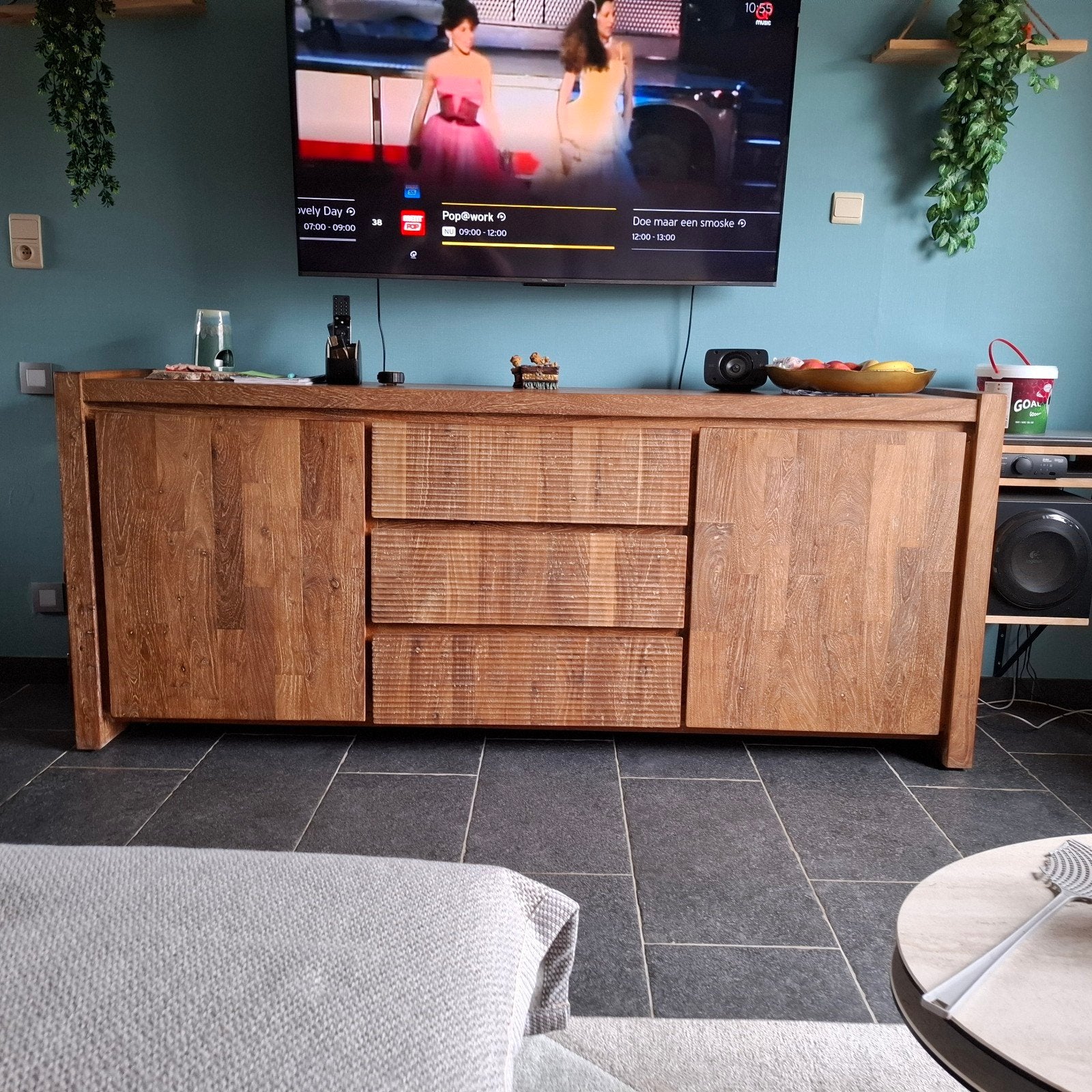 Buffet entièrement en teck, Maison & Meubles, Enlèvement