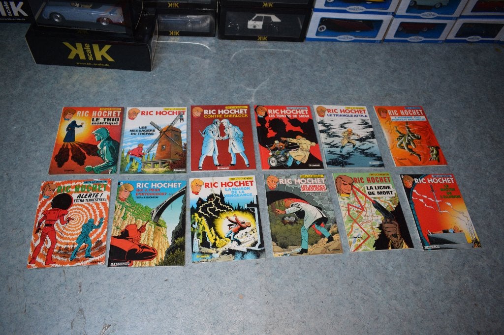 collection 12 BD ric hochet bande dessinées, Livres, Enlèvement ou Envoi, Comme neuf