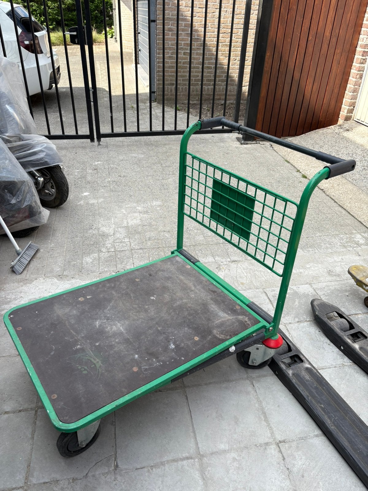 Magazijnwagen, Doe-het-zelf en Bouw, Transportwagens, Ophalen of Verzenden, Zo goed als nieuw