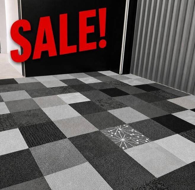 Aanbieding! Grijze Interface Tapijttegelmix nu voor *€3,75, Enlèvement ou Envoi, Neuf
