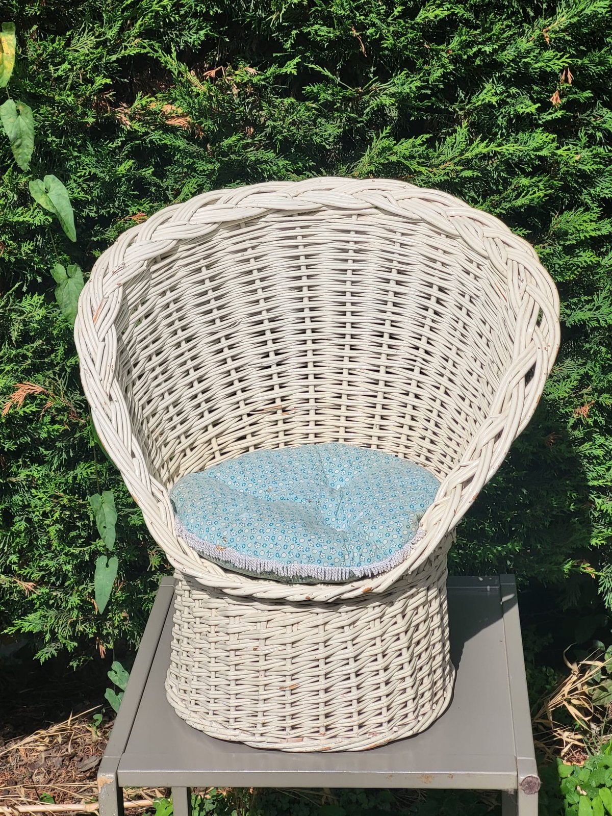 Vintage  - Fauteuil enfant en rotin, Enlèvement, Utilisé, Autres types