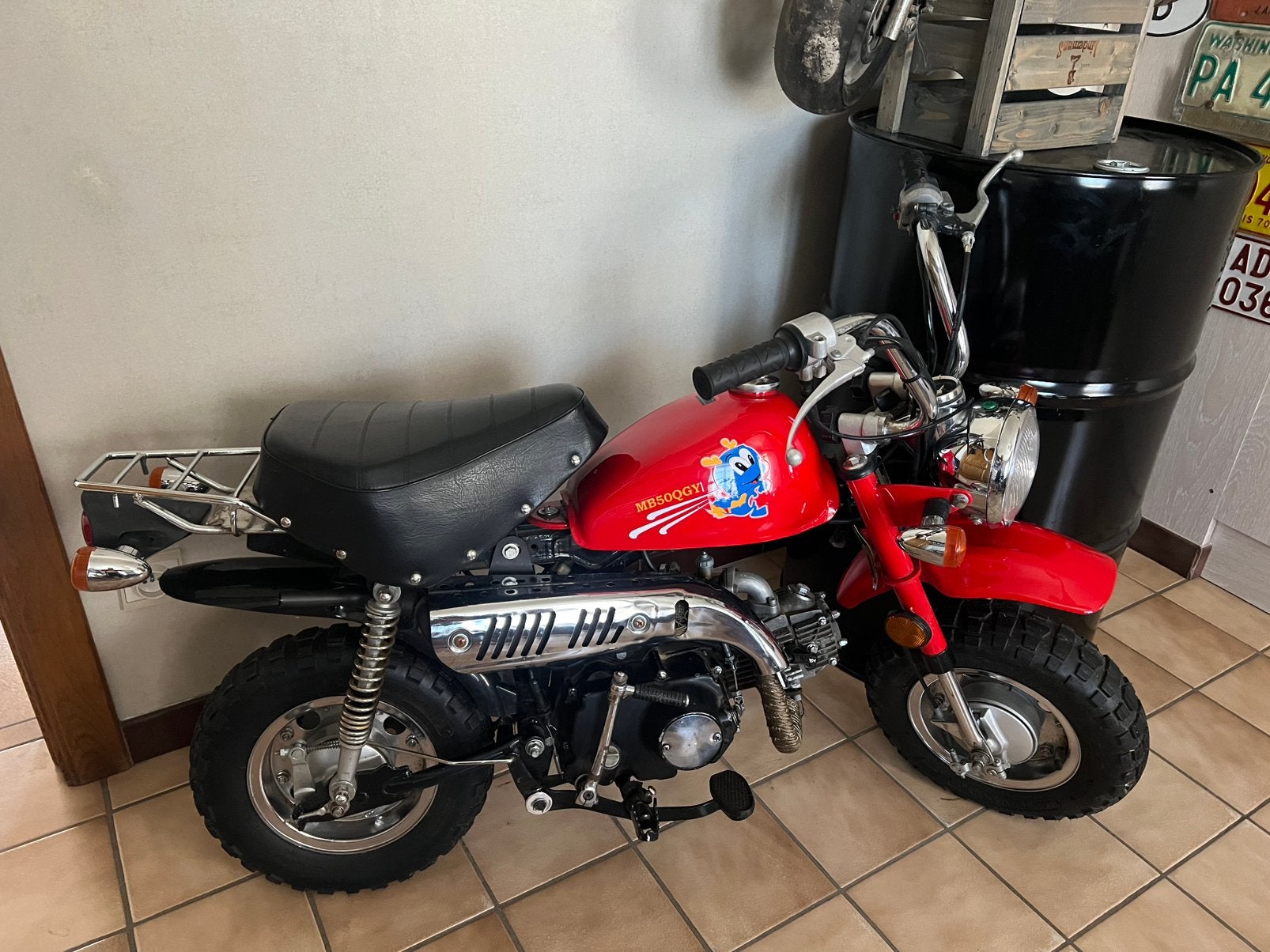 “Honda” monkey. Replica brommer, Fietsen en Brommers, Ophalen, Zo goed als nieuw