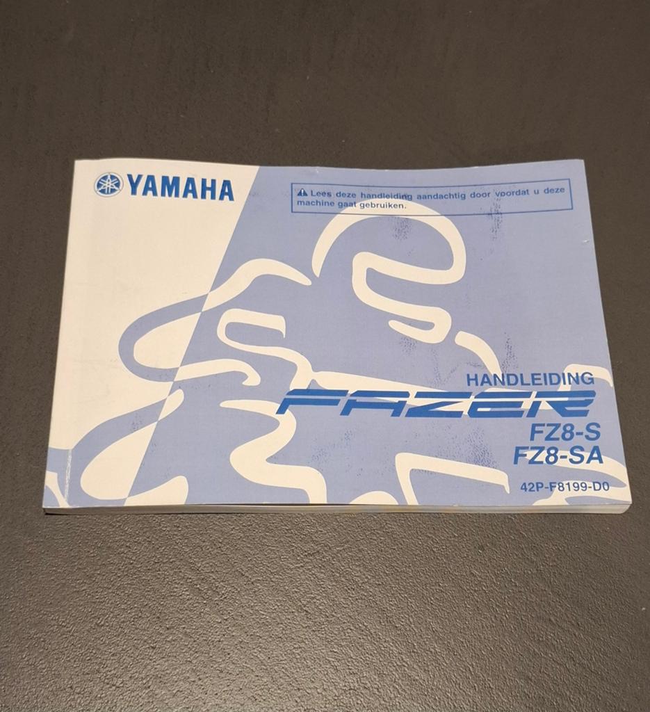 Yamaha fazer handleiding fz8 instructieboekje, Motoren, Handleidingen en Instructieboekjes, Ophalen of Verzenden, Yamaha